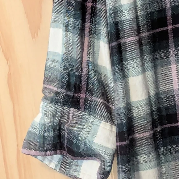 Women's Plaid Button-Up Shirt By Sonoma - Picture 5 of 6